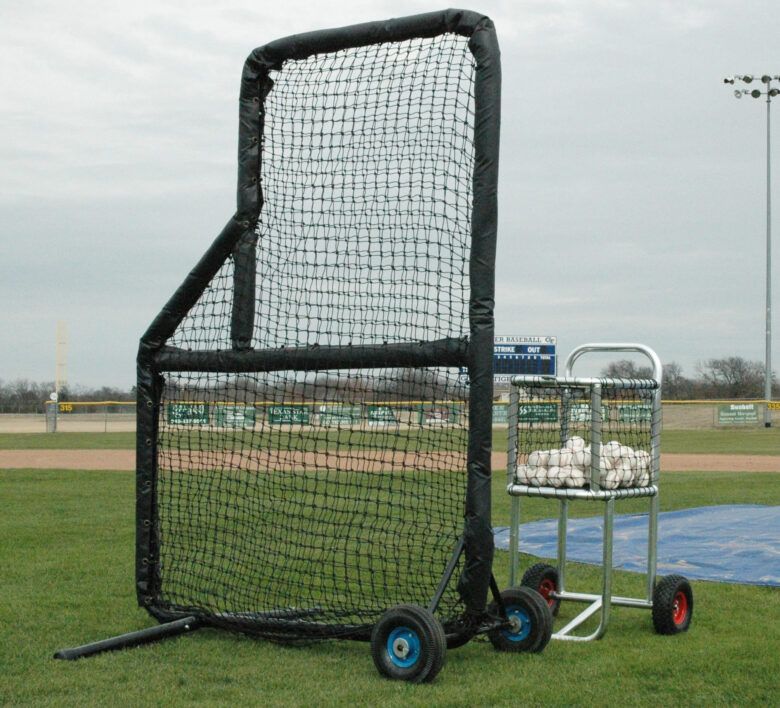 5'x8' Pro Mini Padded Wheeled L-Screen