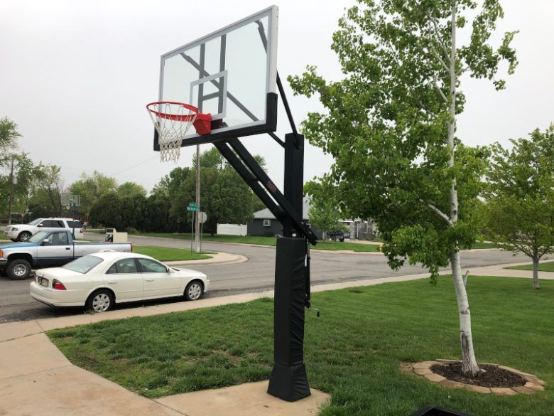 Stainless Olympian™ Adjustable Basketball Goal - Image 4
