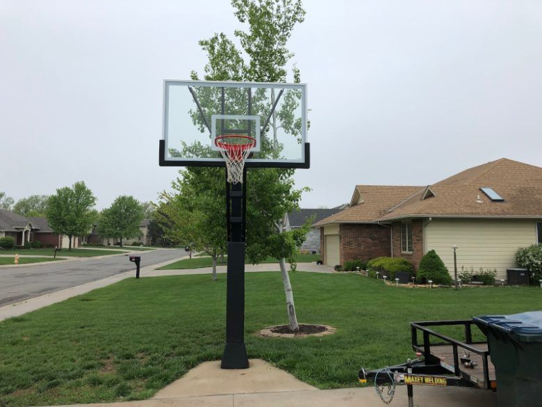 Stainless Olympian™ Adjustable Basketball Goal - Image 6