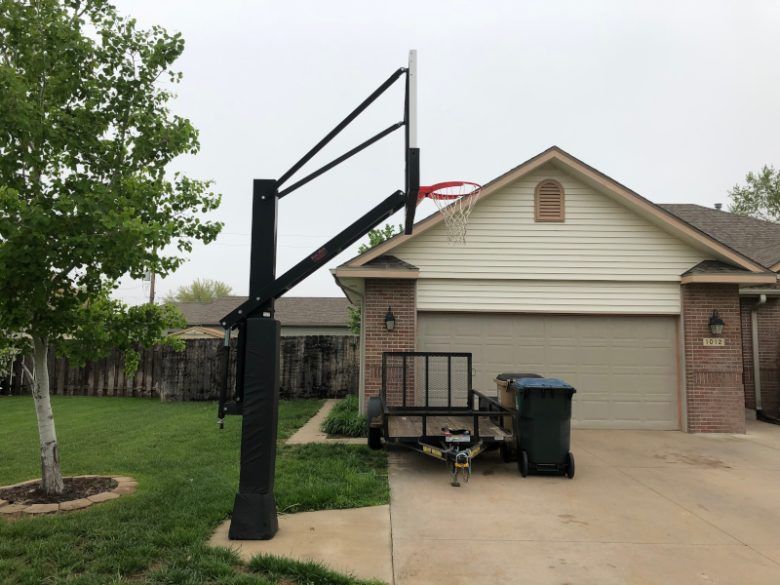 Stainless Olympian™ Adjustable Basketball Goal - Image 3